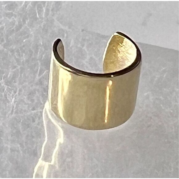 14k Gold Single Ear Cuff - Picture 12 of 14